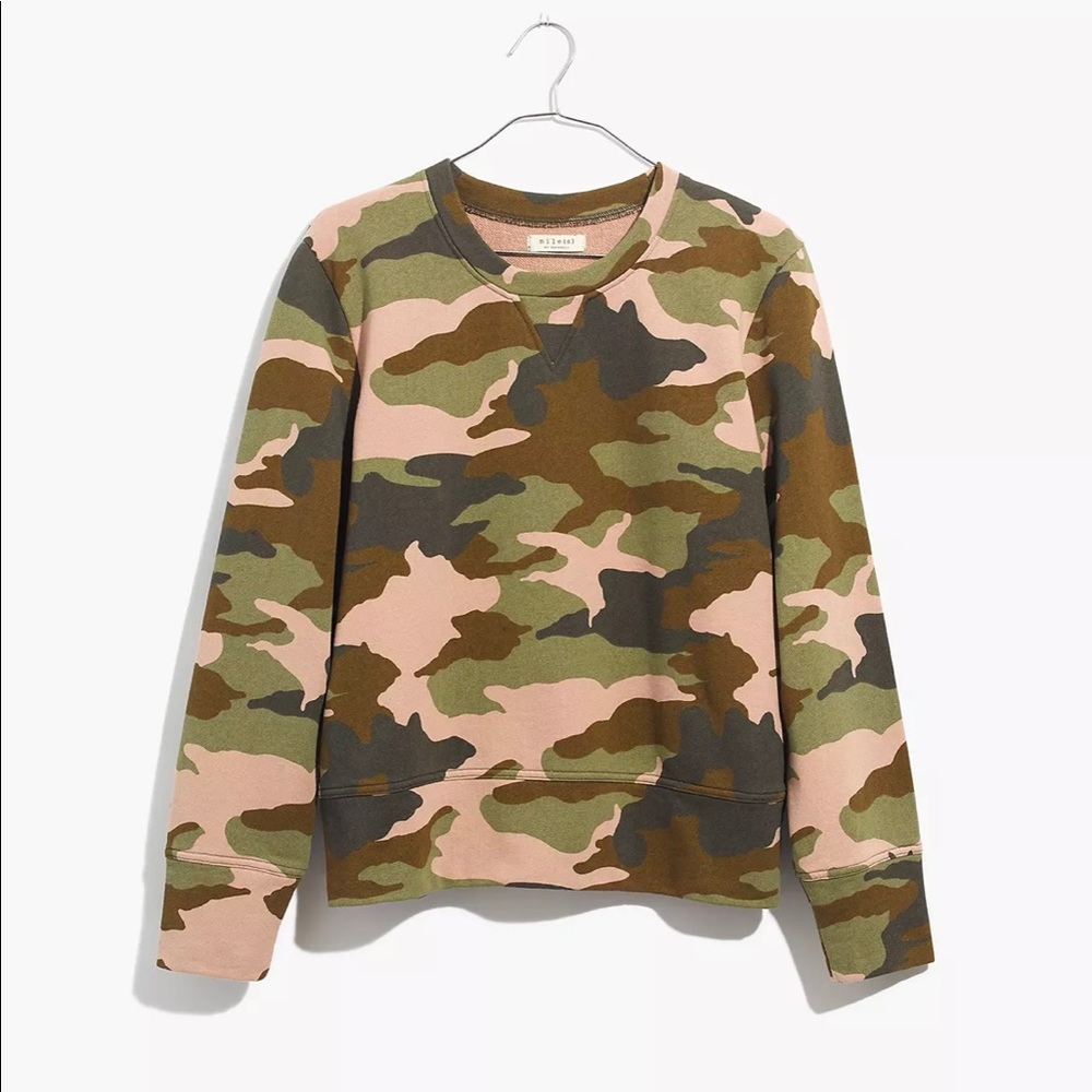 Mile(s) by Madewell camo sweater